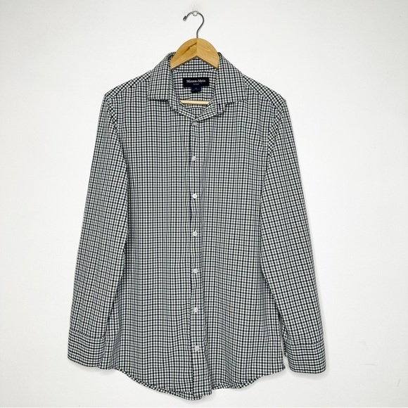 Mizzen+Main Leeward Trim Fit Performance Button Down Shirt Size Medium - Picture 1 of 8
